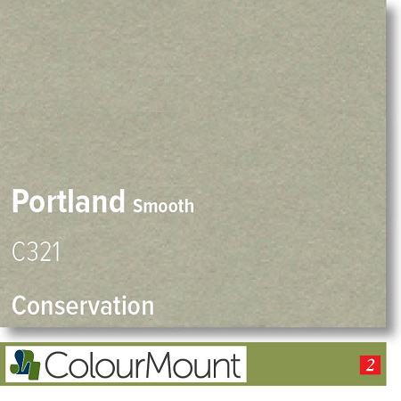 Colourmount Conservation White Core Portland Smooth Mountboard 1 sheet