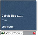 ColourMount Cobalt Blue 1.4mm White Core Mountboard 1 sheet