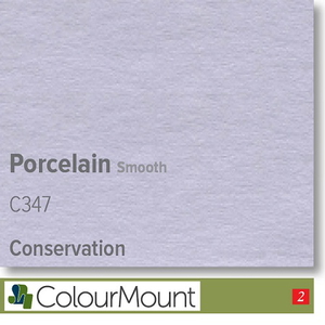 Colourmount Conservation White Core Porcelain Smooth Mountboard 1 sheet