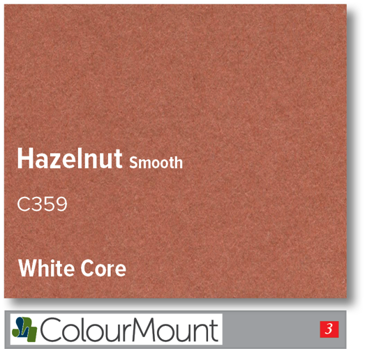 ColourMount Hazelnut 1.4mm White Core Mountboard 1 sheet
