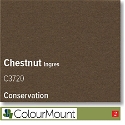 Colourmount Conservation White Core Chestnut Ingres Mountboard 1 sheet