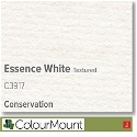 Colourmount Conservation White Core Essence White Textured Mountboard 1 sheet