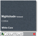 ColourMount Nightshade 1.4mm White Core Textured Mountboard 1 sheet