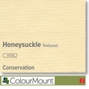 Colourmount Conservation White Core Honeysuckle Textured Mountboard 1 sheet