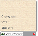 Colourmount Black Core Osprey Ingres Mountboard 1 sheet