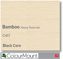 Colourmount Black Core Bamboo Heavy Textured Mountboard 1 sheet