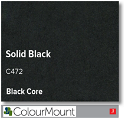 Colourmount Black Core Solid Black Mountboard 1 sheet
