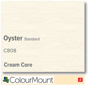 Colourmount Cream Core Oyster Standard Mountboard 1 sheet