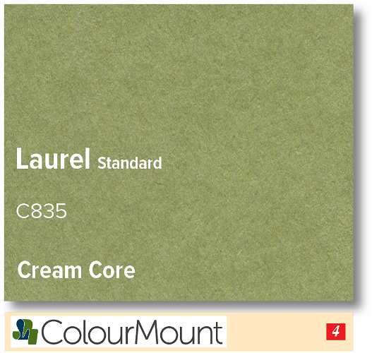 ColourMount Laurel 1.25mm Cream Core Mountboard 1 sheet