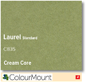 ColourMount Laurel 1.25mm Cream Core Mountboard 1 sheet