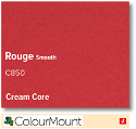 ColourMount Rouge 1.25mm Cream Core Mountboard 1 sheet