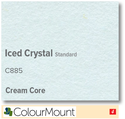 ColourMount Iced Crystal 1.25mm Cream Core Mountboard 1 sheet