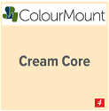 ColourMount Antique White 1.25mm Cream Core Textured Mountboard 1 sheet
