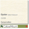 Colourmount Conservation White Core Oyster Adder Embossed Mountboard 1 sheet