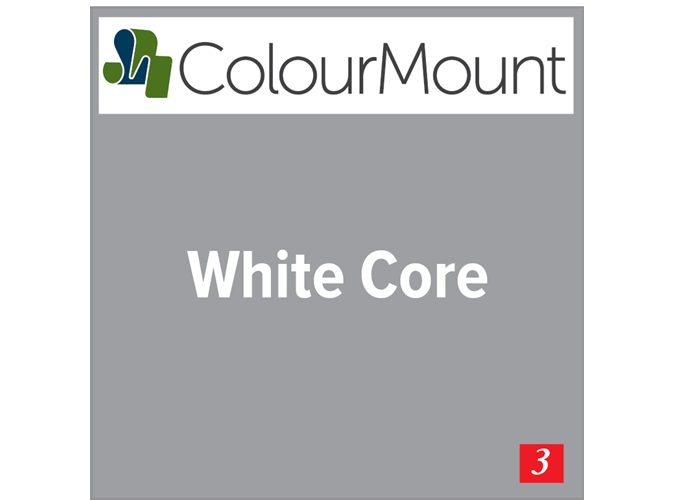 ColourMount Neon Orange 1.4mm White Core Mountboard 1 sheet