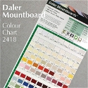 Daler Ash Grey 1.4mm Cream Core Mountboard 1 sheet