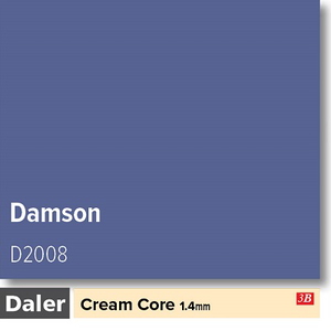 Daler Damson 1.4mm Cream Core Mountboard 1 sheet
