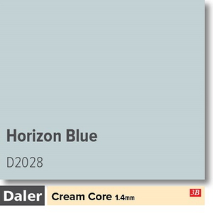 Daler Horizon Blue 1.4mm Cream Core Mountboard 1 sheet