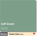 Daler Soft Green 1.4mm Cream Core Mountboard 1 sheet