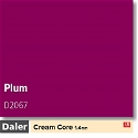 Daler Plum 1.4mm Cream Core Mountboard 1 sheet