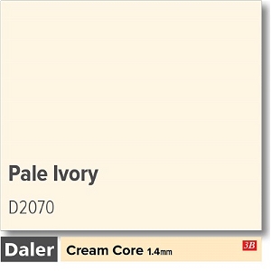 Daler Pale Ivory 1.4mm Cream Core Mountboard 1 sheet