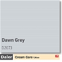 Daler Dawn Grey 1.4mm Cream Core Mountboard 1 sheet