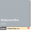 Daler Wedgwood Blue 1.4mm Cream Core Mountboard 1 sheet