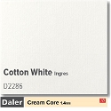 Daler Cotton White 1.4mm Cream Core Ingres Mountboard 1 sheet