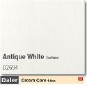 Daler Antique White 1.4mm Cream Core Textured Mountboard 1 sheet