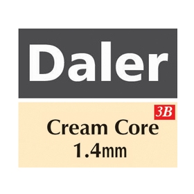 Daler Poppy Red 1.4mm Cream Core Mountboard 1 sheet
