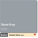 Daler Stone Grey 1.4mm Cream Core Mountboard 1 sheet