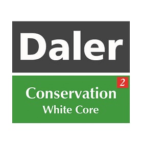 Daler Conservation Soft White Core Lily White Mountboard 1 sheet