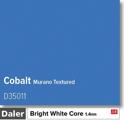 Daler Cobalt 1.4mm White Core Murano Textured Mountboard 1 sheet