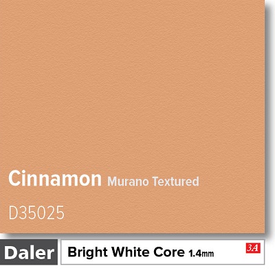 Daler Bright White Core Murano Cinnamon Mountboard 1 sheet