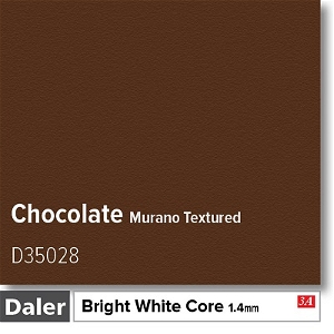 Daler Bright White Core Murano Chocolate Mountboard 1 sheet