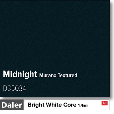 Daler Bright White Core Murano Midnight Mountboard 1 sheet