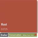 Daler Conservation Soft White Core Rust Mountboard 1 sheet