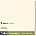 Daler Conservation Soft White Core Linen Flannel Mountboard 1 sheet