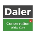 Daler Conservation Soft White Core Antique White Texture Mountboard 1 sheet