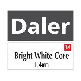 Daler Lily White 1.4mm White Core Mountboard 1 sheet