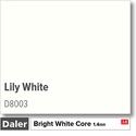 Daler Lily White 1.4mm White Core Mountboard 1 sheet