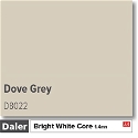 Daler Dove Grey 1.4mm White Core Mountboard 1 sheet