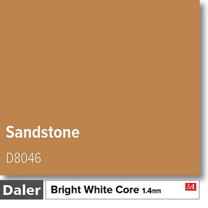 Daler Sandstone 1.4mm White Core Mountboard 1 sheet