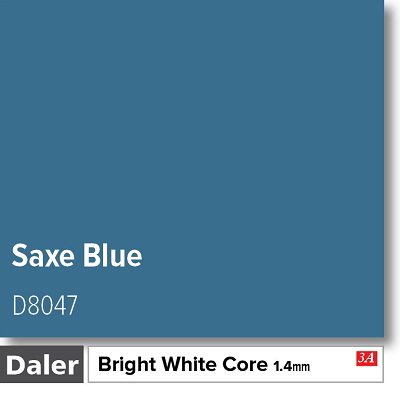 Daler Saxe Blue 1.4mm White Core Mountboard 1 sheet