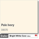 Daler Pale Ivory 1.4mm White Core Mountboard 1 sheet