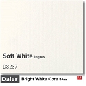 Daler Soft White 1.4mm White Core Ingres Mountboard 1 sheet