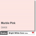 Daler Bright White Core Marble Pink Mountboard 1 sheet