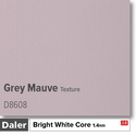 Daler Bright White Core Grey Mauve Texture Mountboard 1 sheet