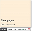 Daler Champagne 2.6mm White Core Mountboard 1 sheet