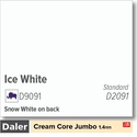 Daler Ice White 1.4mm Cream Core Jumbo Mountboard 5 sheets